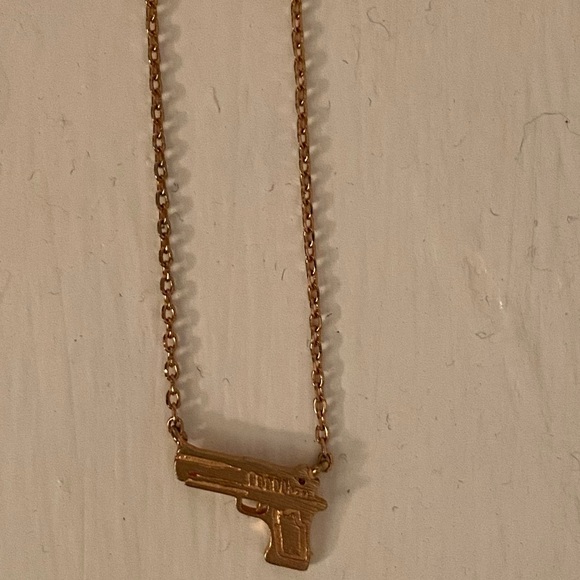 Brandy Melville Jewelry - Gun necklace